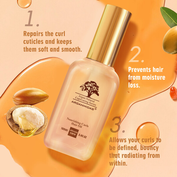 Arganmidas Nourishing Curls Hair Oil (Picture 3 of 8)