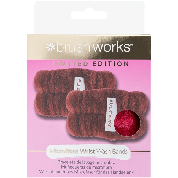 Brushworks Microfibre Wrist Wash Bands (Picture 1 of 4)