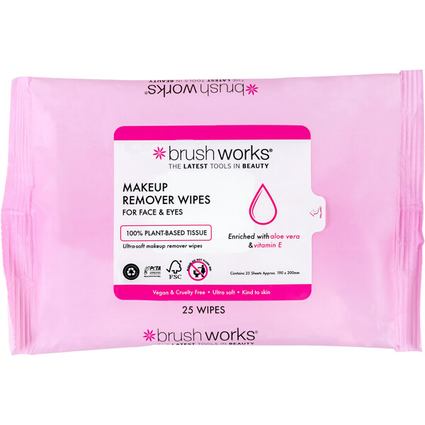 Brushworks Makeup Remover Wipes (Picture 1 of 4)