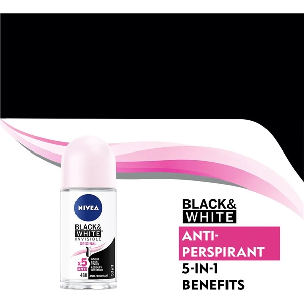 Nivea Deo Black & White Invisible Roll On (Picture 6 of 6)