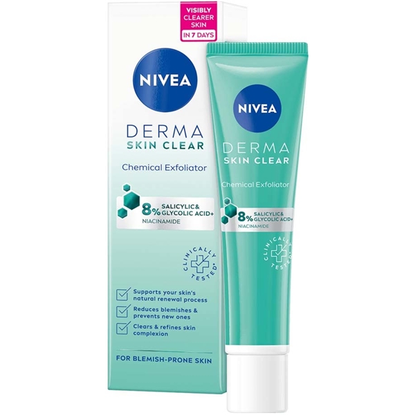 Nivea Derma Skin Clear Night Exfoliator (Picture 1 of 5)