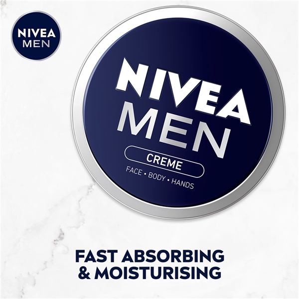 Nivea Men Creme - Face Body Hands (Picture 2 of 6)