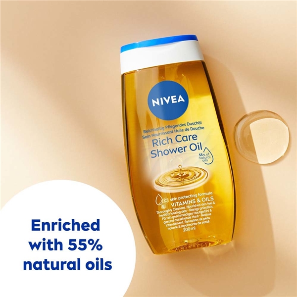 Nivea Rich Care Shower Oil (Picture 2 of 6)