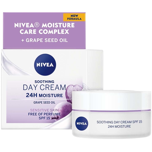 Nivea Soothing Day Cream - Sensitive Skin (Picture 1 of 6)