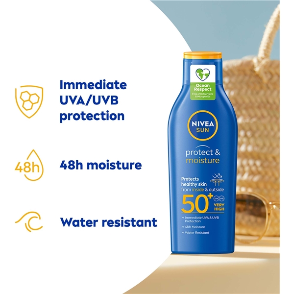 Nivea Sun Protect & Moisture Lotion SPF50+ (Picture 3 of 6)