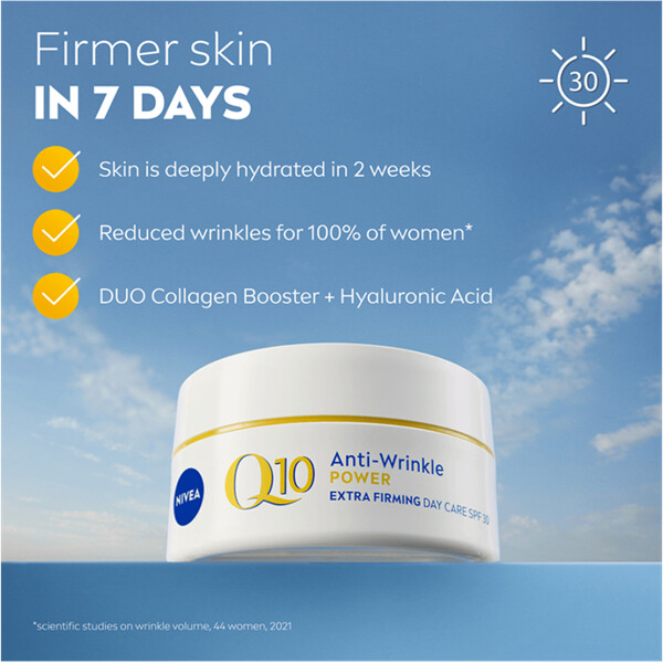 Nivea Q10 Power Extra Firming Day Cream SPF30 (Picture 3 of 8)