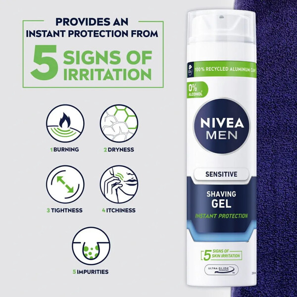 Nivea Men Sensitive Shaving Gel (Picture 3 of 7)