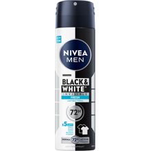 Nivea Men Black & White Fresh Spray Deo 150 ml