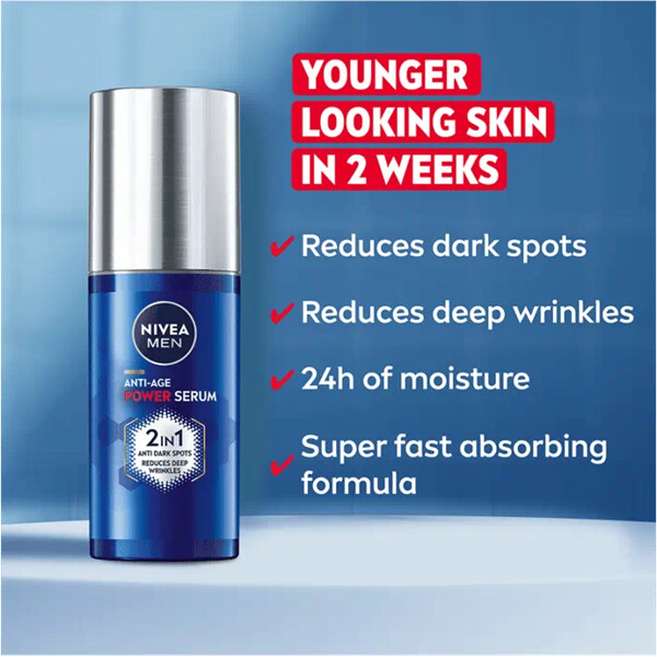 Nivea Men Luminous Anti Age Power 2in1 Serum (Picture 4 of 7)