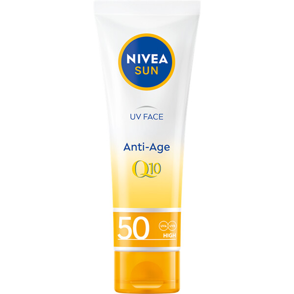 Nivea Sun UV Face Anti Age Q10 Cream Spf 50 (Picture 2 of 2)