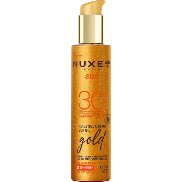 Nuxe Sun Spf 30 Sun Oil Gold - Face Body