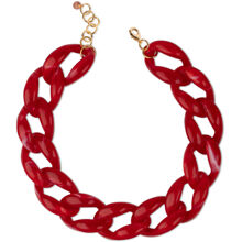 84511-12 Chunky Necklace Red